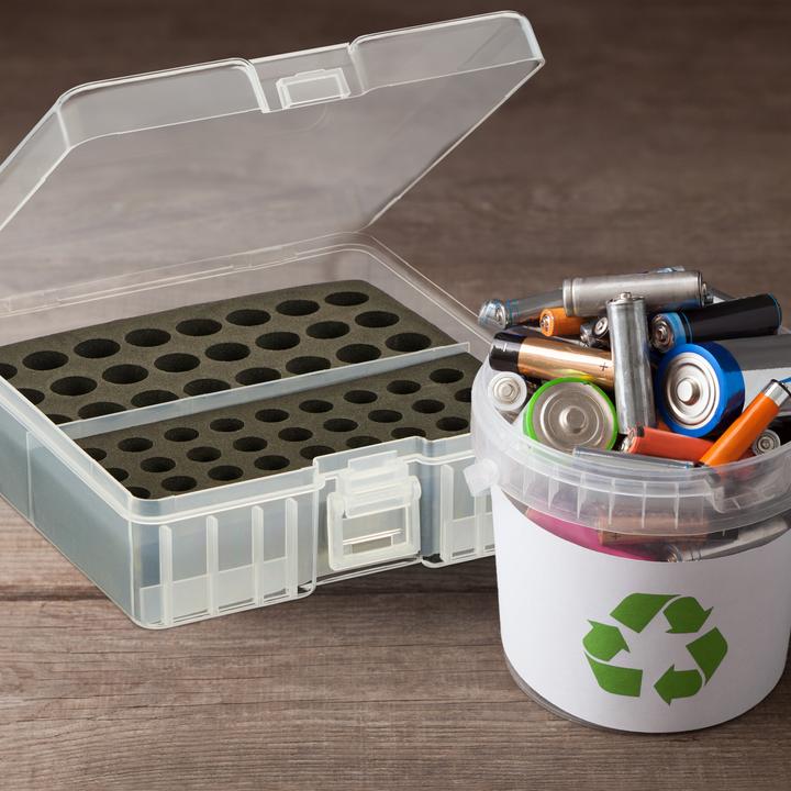 Produktbild Relaxdays 2x Batteriebox