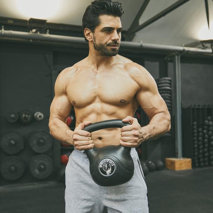 Produktbild Gorilla Sports Kettlebell Cement (1 x 10 kg, 1 x 8 kg, 1 x 12 kg)