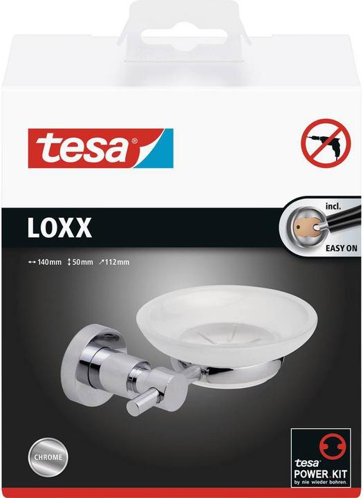 Actual product image tesa LOXX soap holder incl. adhesive solution without drilling