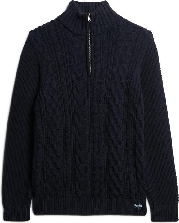 Superdry pullover mit halbem reissverchlu au trick uperdry jacob cable (S)
