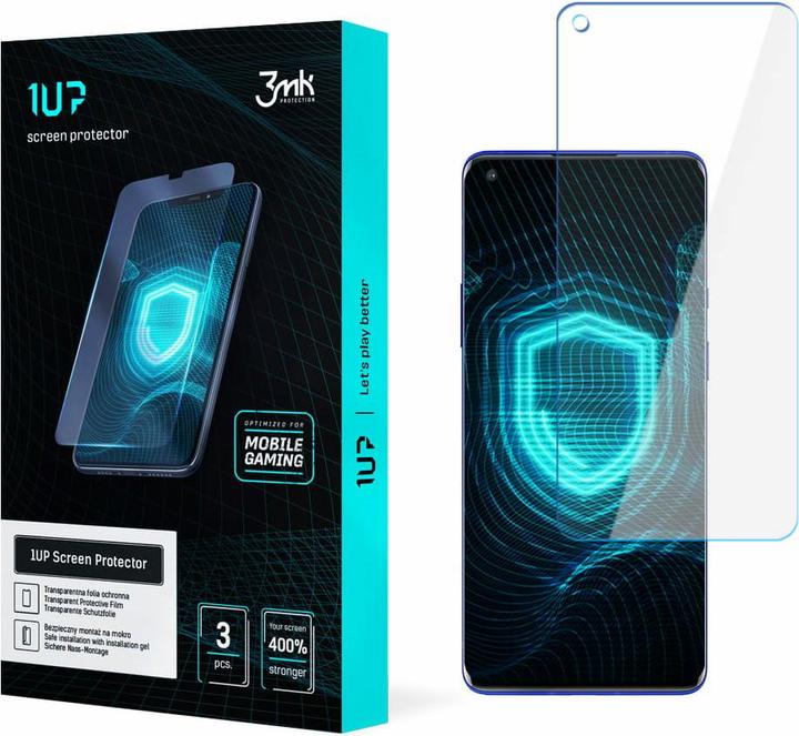 Actual product image 3MK Folia 1UP OnePlus 8 5G Gaming 3 vnt. (3 Piece, Oneplus 8)