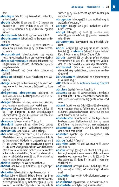Actual product image Langenscheidt Abitur-Wörterbuch Französisch Klausurausgabe (German, French, 2025)