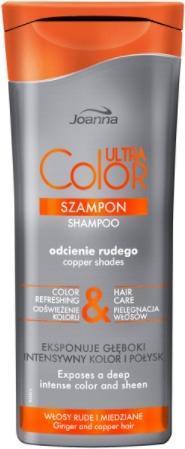 Joanna Ultra Color Shampoo For Red And Copper Hair 200Ml (200 ml, Flüssiges Shampoo)