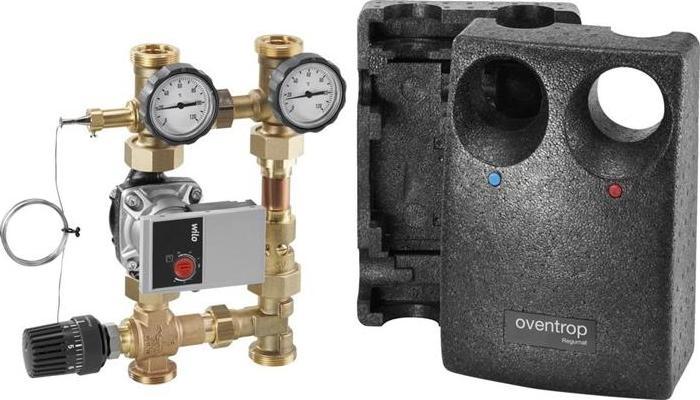 Immagine prodotto Oventrop OV Kessel-Anbindesys Regumat RTA-130 TOP DN 25 con Wilo Yonos PARA 25/6 RKC