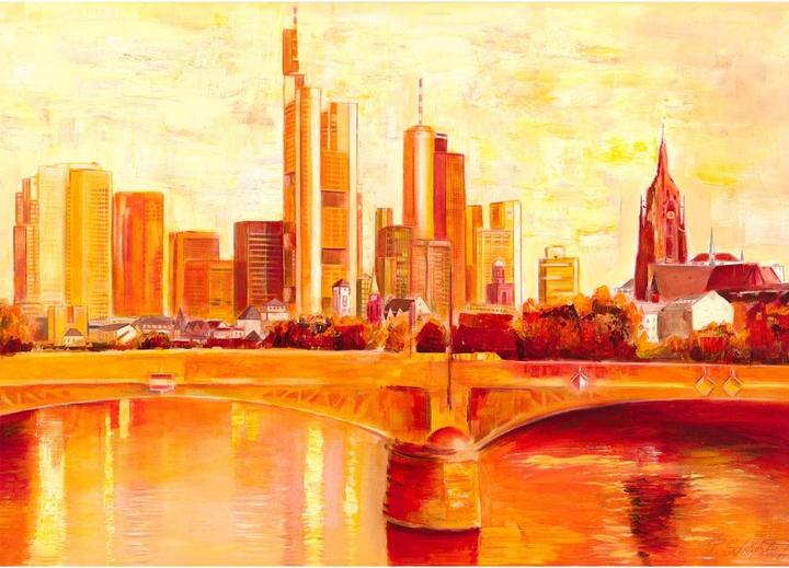Actual product image Trenddeko Schüssler - Frankfurt skyline (480 x 350 cm)