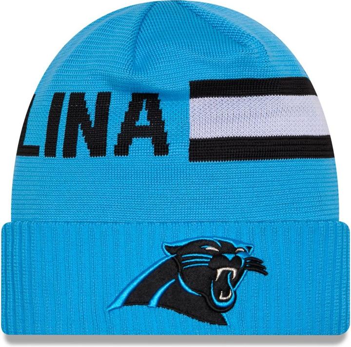 New Era NFL Sideline Tech Knit Mütze - Carolina Panthers
