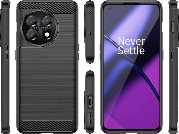 Immagine prodotto Screenguard Custodia in TPU morbido spazzolato al carbonio (OnePlus 11)