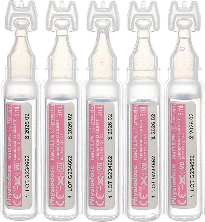 Image du produit Physiodose Solution saline physiologique (30 pièce(s))