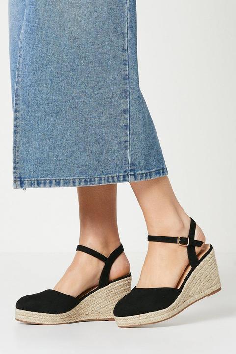 Dorothy Perkins Womens/Ladies Rumor Closed Toe Wide Wedges (39)