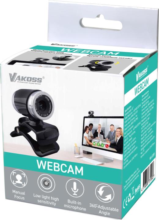 Image du produit Vakoss WS-3355 VGA webcam avec microphone (0.30 Mpx)