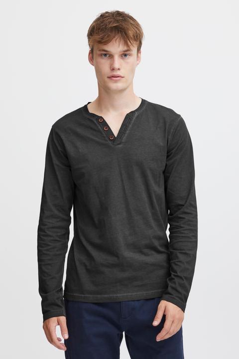 Actual product image Solid Tinox Men's Longsleeve With V-Neck Made Of 100% Cotton (XL)