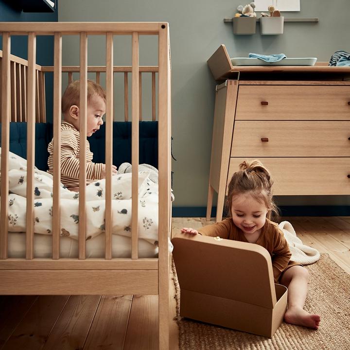 Produktbild Leander Babybett Linea Eiche (60 x 120 cm)