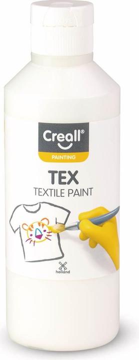 Actual product image Creall Textielverf Wit, 250ml (White, 250 ml)