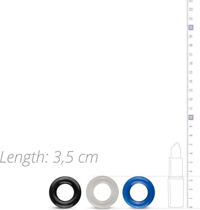 Produktbild Easytoys Elastisches Penisring Set (4 cm)