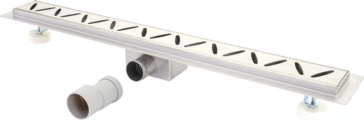 Produktbild Swisshandel24 Duschrinne 90cm Bodenablauf Abflussrinne Duschablauf, Edelstahl Siphon 50-120cm (900 mm)