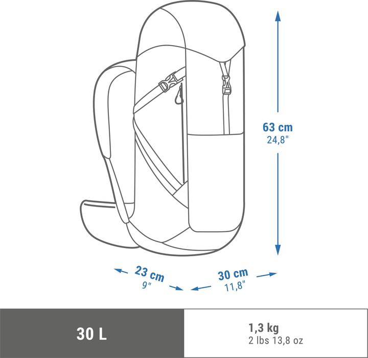 Actual product image Quechua MH500 30L (30 l)