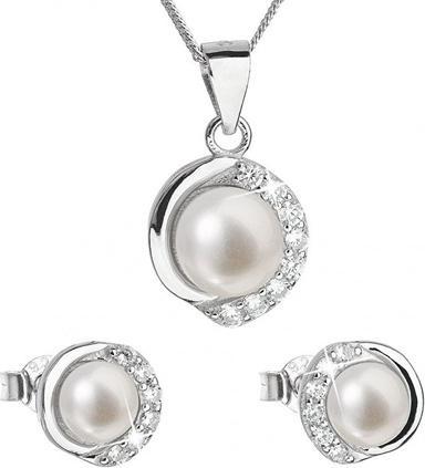 Immagine prodotto Evolution Group Luxury Silver Set with Genuine Pearls Pavon 29022.1