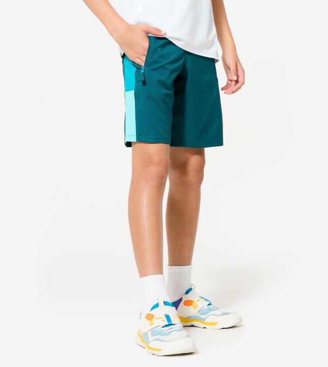 Image du produit Decathlon Short multisport respirant enfant, Vert turquoise (10, 11, 12)