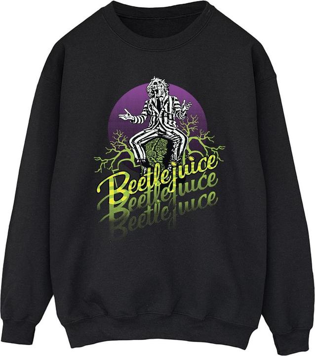 Immagine prodotto Beetlejuice Purple Circle Felpa Uomo (XL)