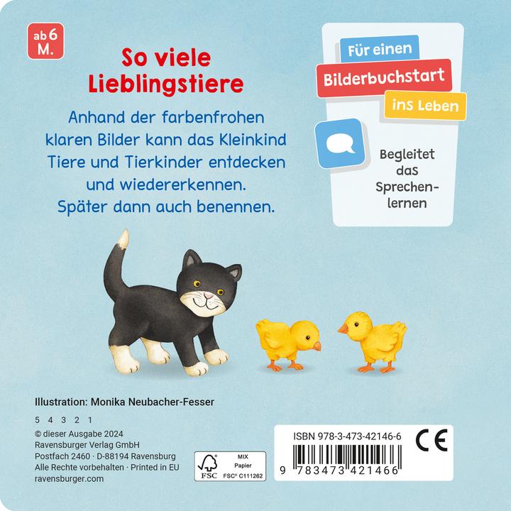 Produktbild Ravensburger Meine allerersten Tiere (Deutsch)