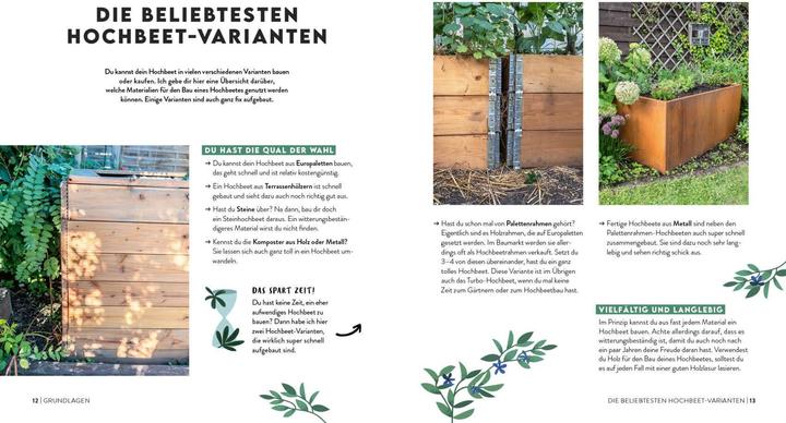 Actual product image Keine Zeit zu gärtnern – Easy Ernteglück im Hochbeet (German, Jessica Achtsnicht, 2024)