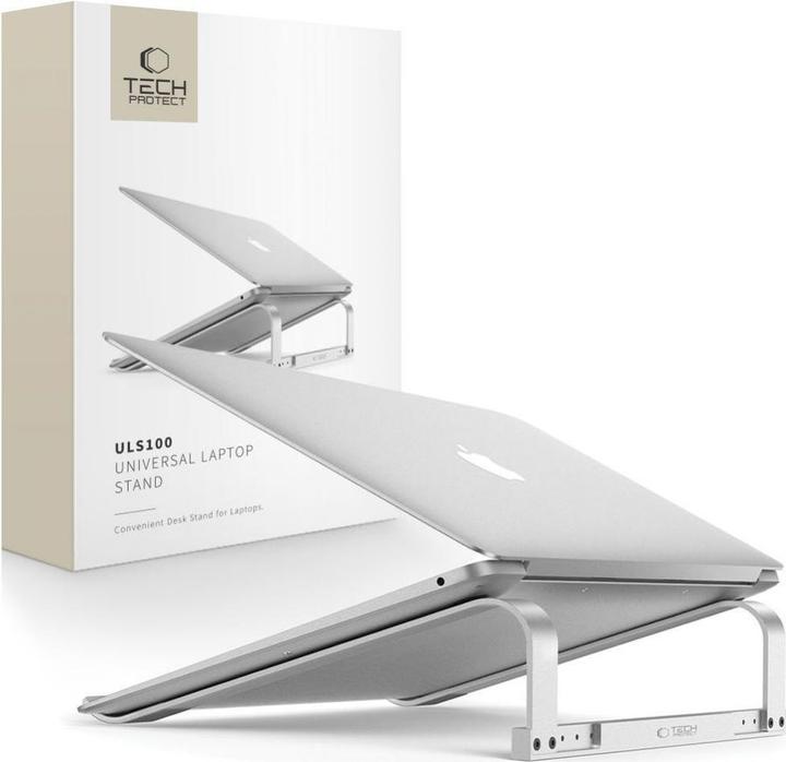 Productafbeelding Tech-Protect ULS100 universele standaard voor laptops tot 16" - zilver