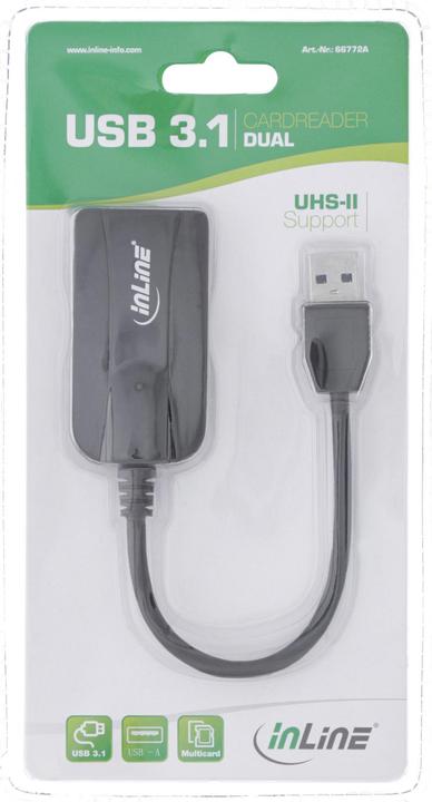 Actual product image InLine Card reader USB 3.1 USB-C, for SD (USB-C)