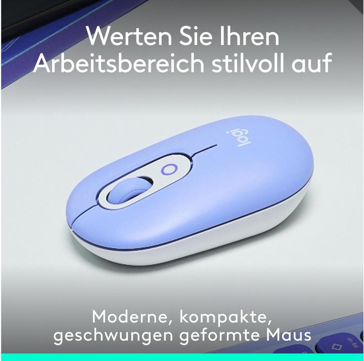 Actual product image Logitech POP Mouse with personalisable emoji (Wireless)