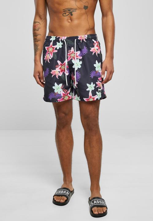 Produktbild Urban Classics Pattern Swim Shorts (XS)