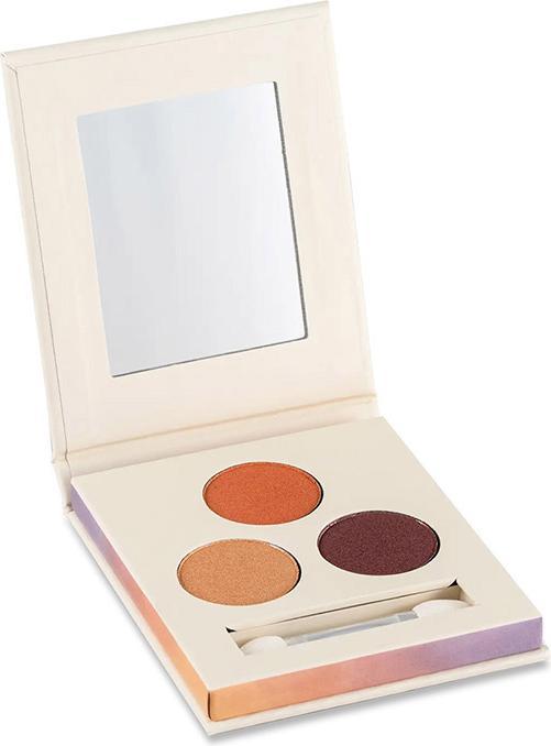 Image du produit Namaki My Secret Play Makeup Bio Set de maquillage pour enfants 3 ombres à paupières d'automne Marron (Pourpre, Beige, Marron)