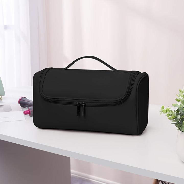 Actual product image Only-Bags.Store Multifunktionale Kosmetiktasche für Haartrockner, Lockenstab, Styling-Tools - PU-Material
