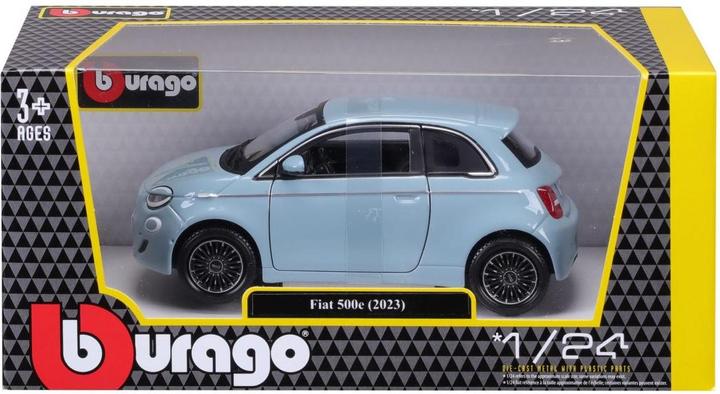 Image du produit Bburago Fiat 500e 1/24 bleu