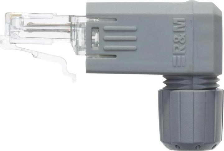 R&M Spina FM45 Cat. 5e, 90°, 1 pezzo, grigio (Connettore del cavo di rete)