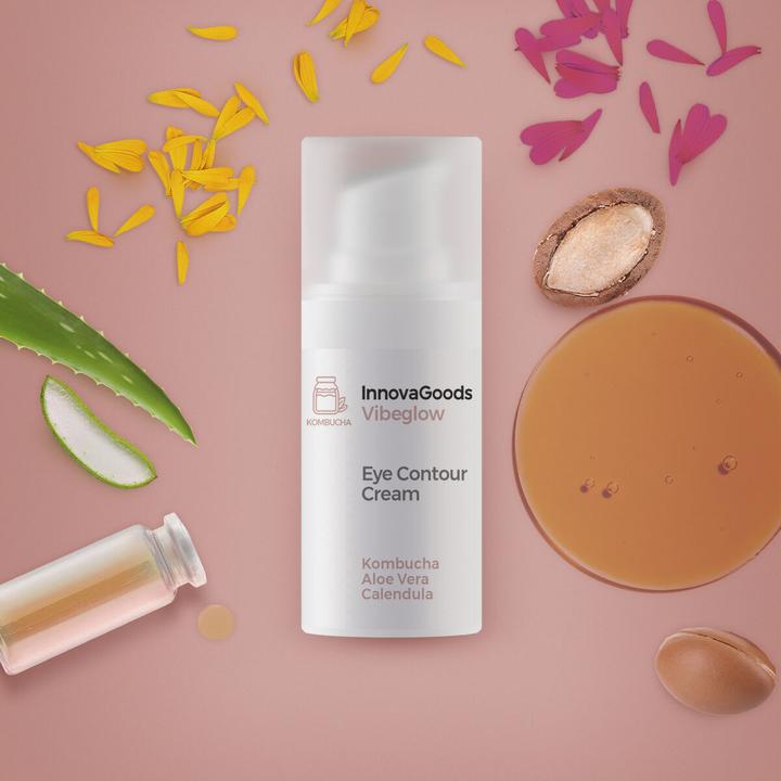 Immagine prodotto InnovaGoods Contorno occhi Kombucha Vibeglow 15 ml (Crema, 15 ml, Giorno + Notte)