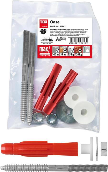 Actual product image Tox Washbasin attachment Oase (2 pcs.)