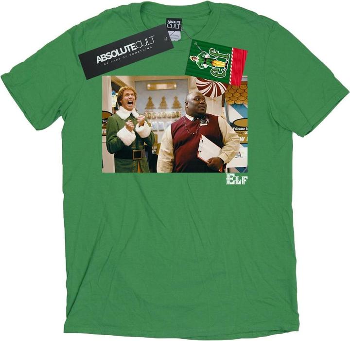 Immagine prodotto Elf Christmas Store Cheer Maglietta Ampia Donna (L)