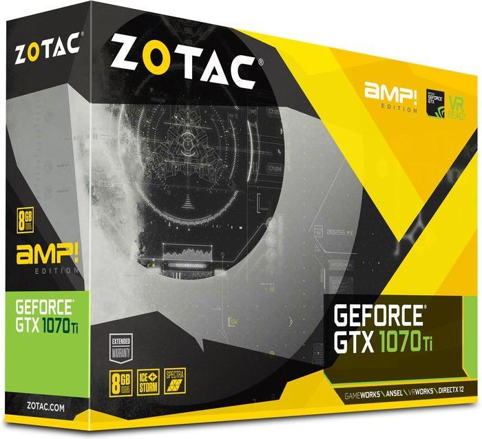 Produktbild Zotac GeForce GTX 1070 Ti AMP Edition (8 GB)