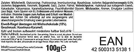 Valori nutrizionali e ingredienti All Stars Hy-Pro Bar (24 x 100g) (Croccante al cioccolato e noci, 1 pz., 100 g)