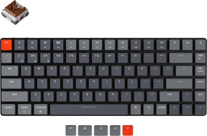 Produktbild Keychron K3 (DE, Kabelgebunden, Kabellos)