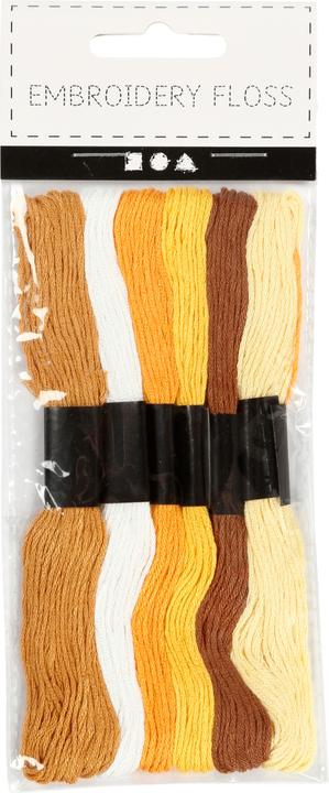 Image du produit Creativ Company Fil de broderie coton or (8 m)