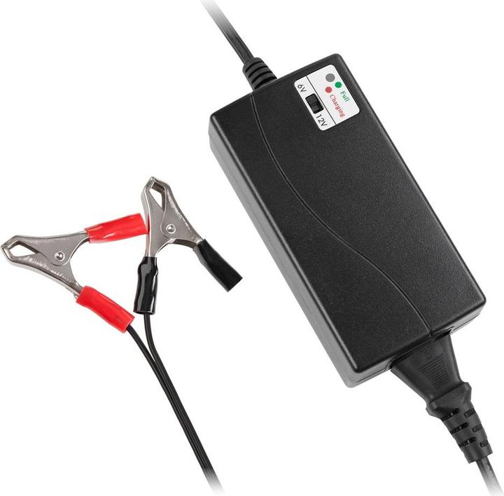 Rebel Automatisches Ladegerät für Gel-Batterien 6V/12V (1800mA) (6V, 12V, 1.80 A)