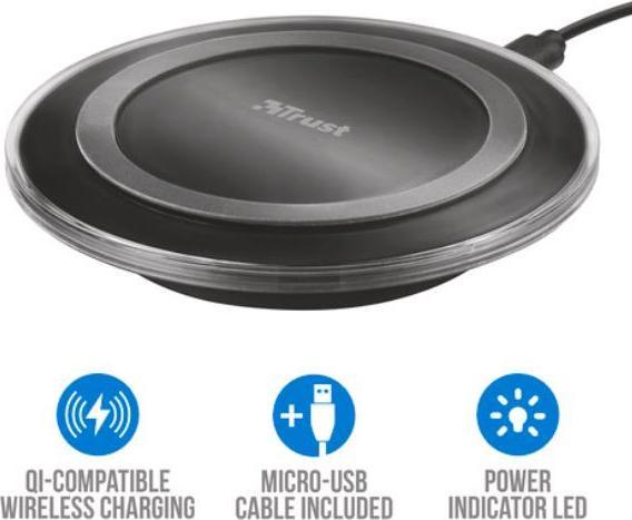 Image du produit Trust Yudo chargeur sans fil pour smartphones (5 W)
