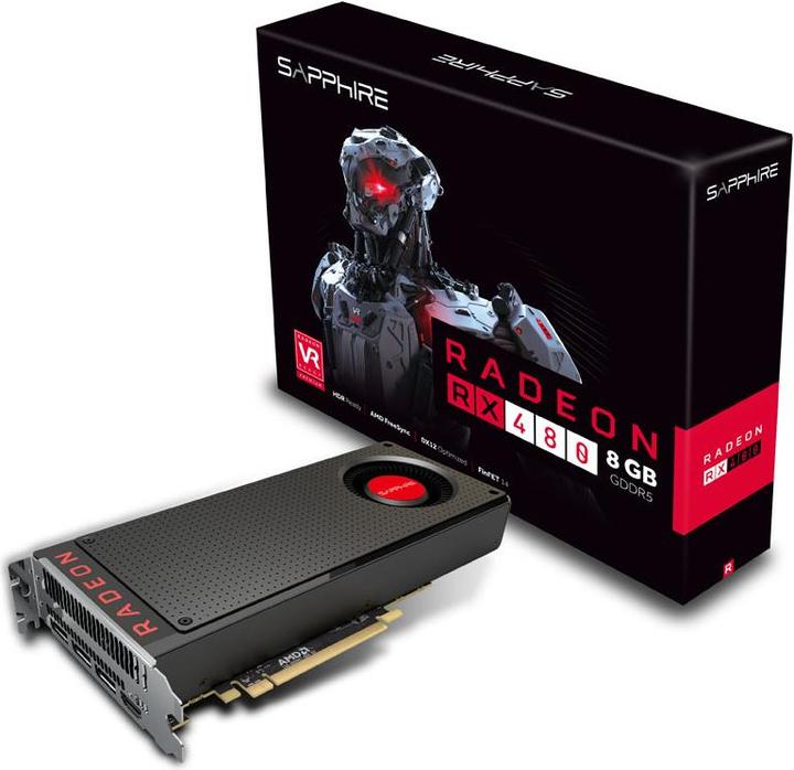 Produktbild Sapphire Radeon RX 480 (8 GB)