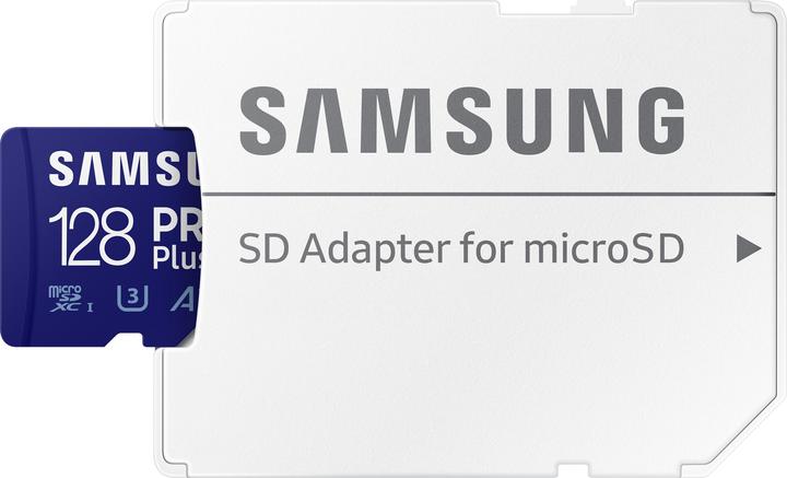 Produktbild Samsung SD MicroSD Card SDXC PRO Plus Reader (128 GB, microSDXC, U3, UHS-I)