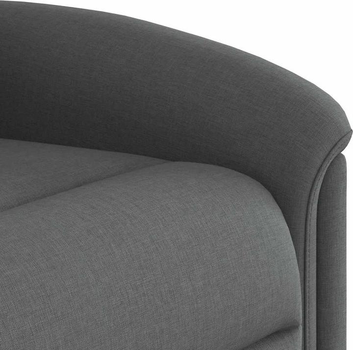 Actual product image VidaXL Massage chair with stand-up aid dark grey fabric