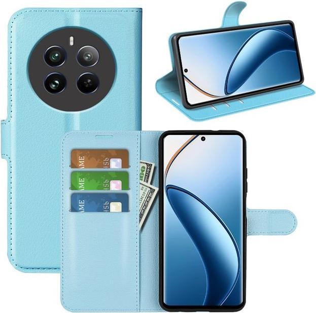 Produktbild MU Classic Litchi Leder Bookcover Series (Realme 12)