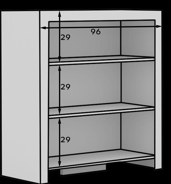 Produktbild ADRK Furniture Kommode 2D 100 CESIRO (100 x 42 x 106 cm)