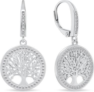 Produktbild Brilio Silver - Fashion silver earrings tree of life EA69
