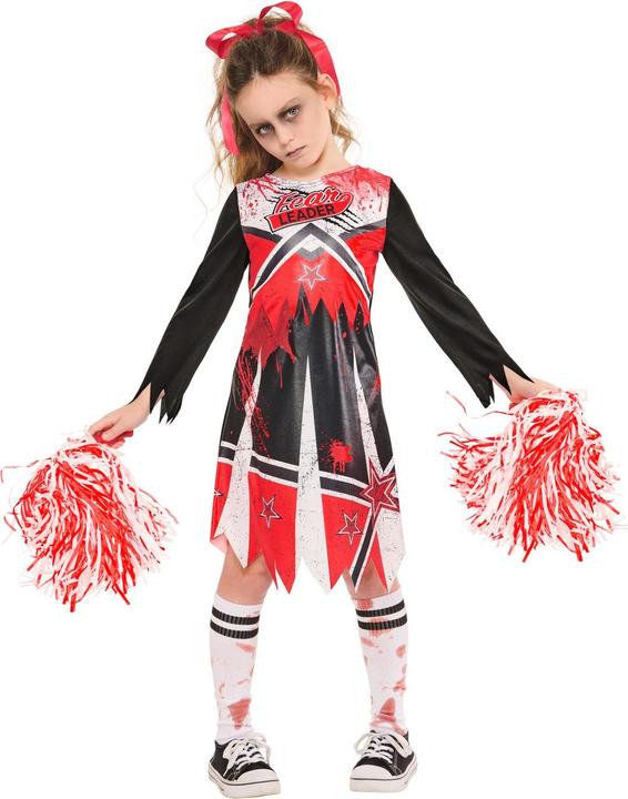 Produktbild Bristol Novelty Zombie Cheerleader Kostüm Mädchen (116)