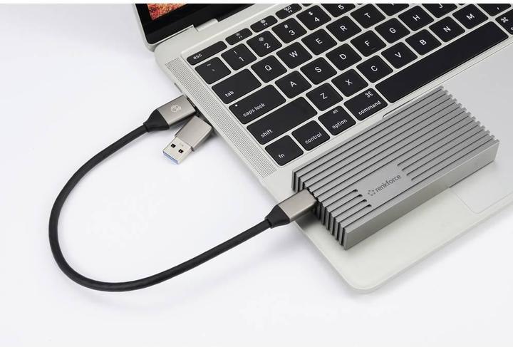 Productafbeelding Renkforce RF-5596326 M.2 behuizing voor harde schijf M.2 2280 USB 4 (M.2 2280)